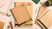 Kraft paper notebooks