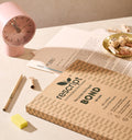 Recycled bond paper pad with Rescript branding