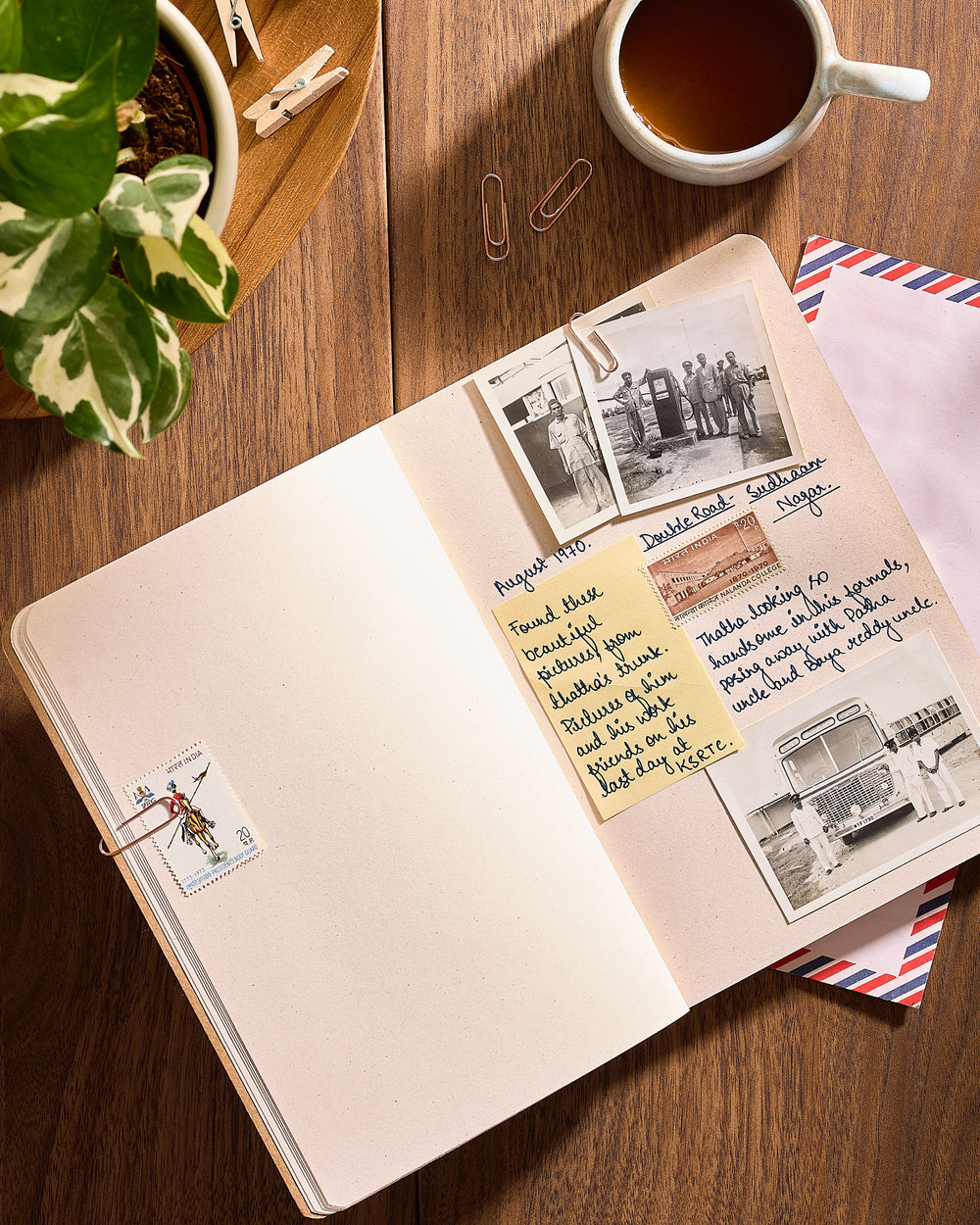 Black denim unruled notebook pack of two