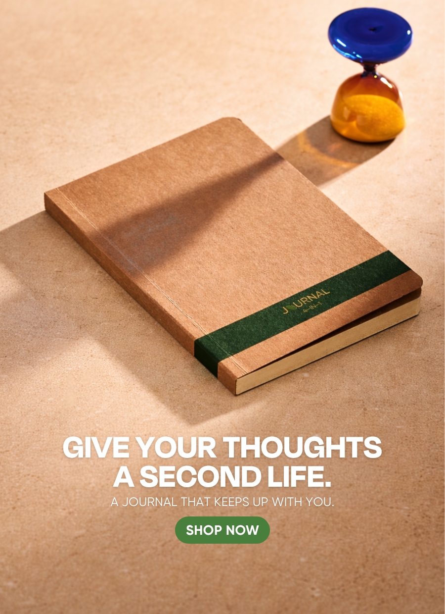 Open eco-friendly journal