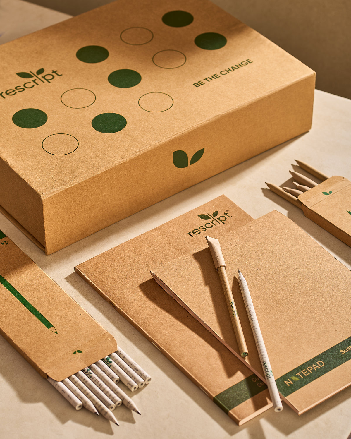 Rescript sustainable corporate stationery